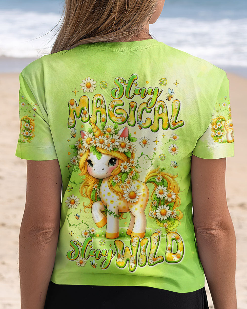 STAY MAGICAL STAY WILD UNICORN ALL OVER PRINT -  TLTR0207252