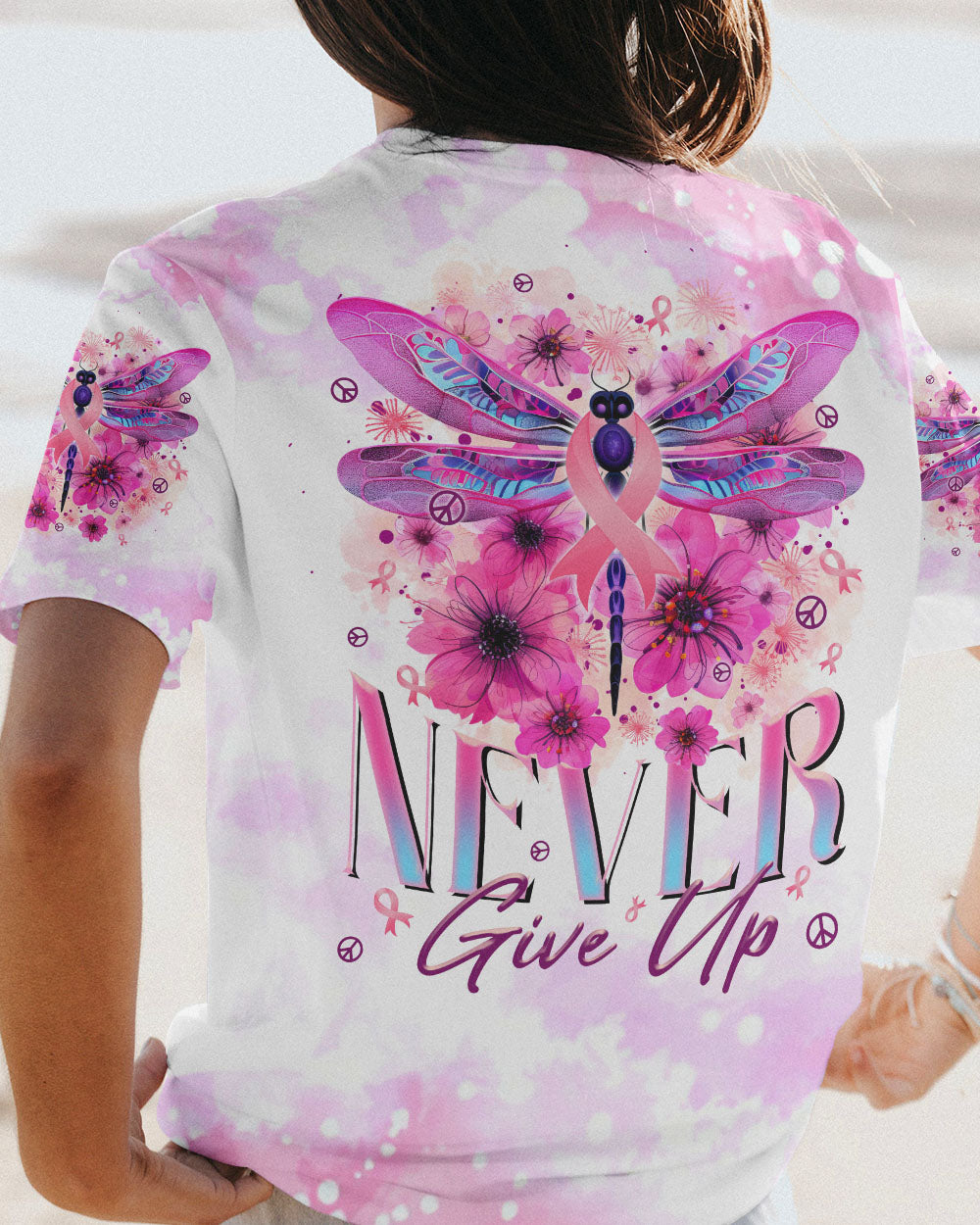 NEVER GIVE UP DRAGONLY ALL OVER PRINT - TLTR0208232