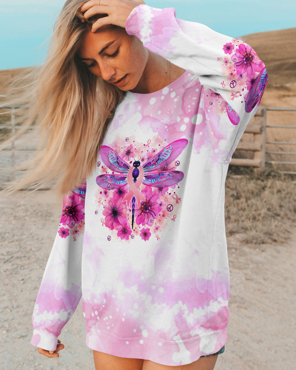 NEVER GIVE UP DRAGONLY ALL OVER PRINT - TLTR0208232