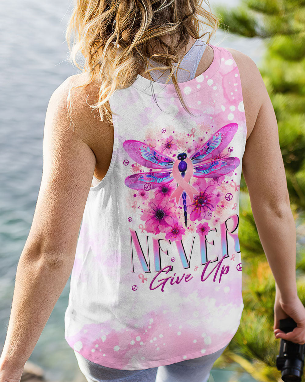 NEVER GIVE UP DRAGONLY ALL OVER PRINT - TLTR0208232