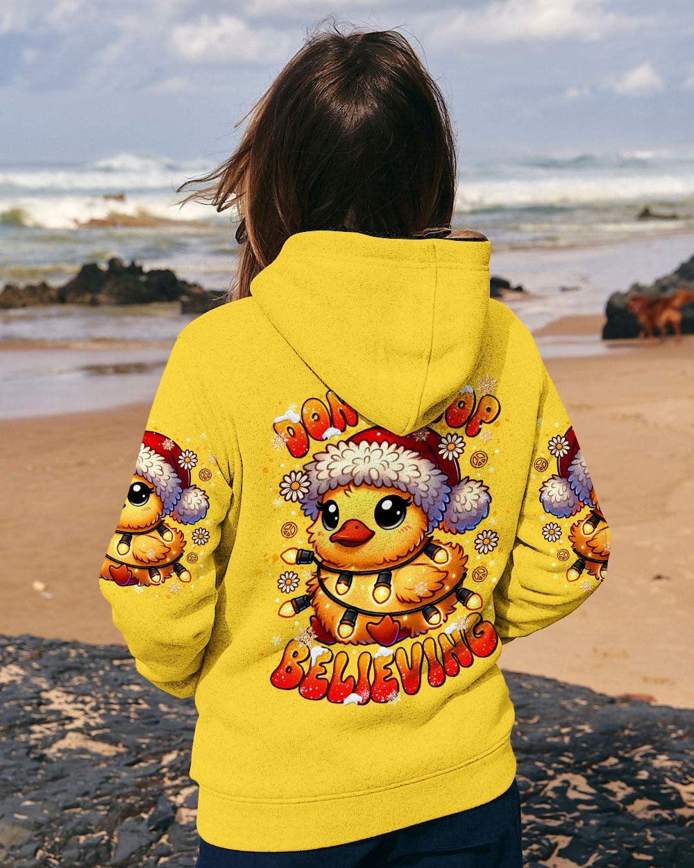 DON'T STOP BELIEVING DUCK CHRISTMAS ALL OVER PRINT - TLTR0210251