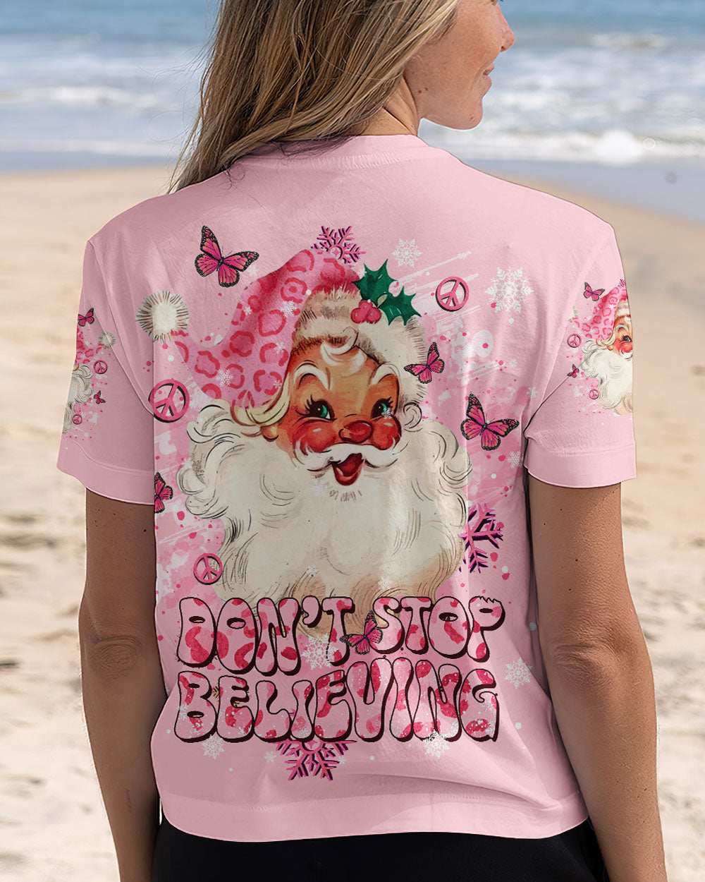 DON'T STOP BELIEVING CHRISTMAS ALL OVER PRINT - TLTR0211243