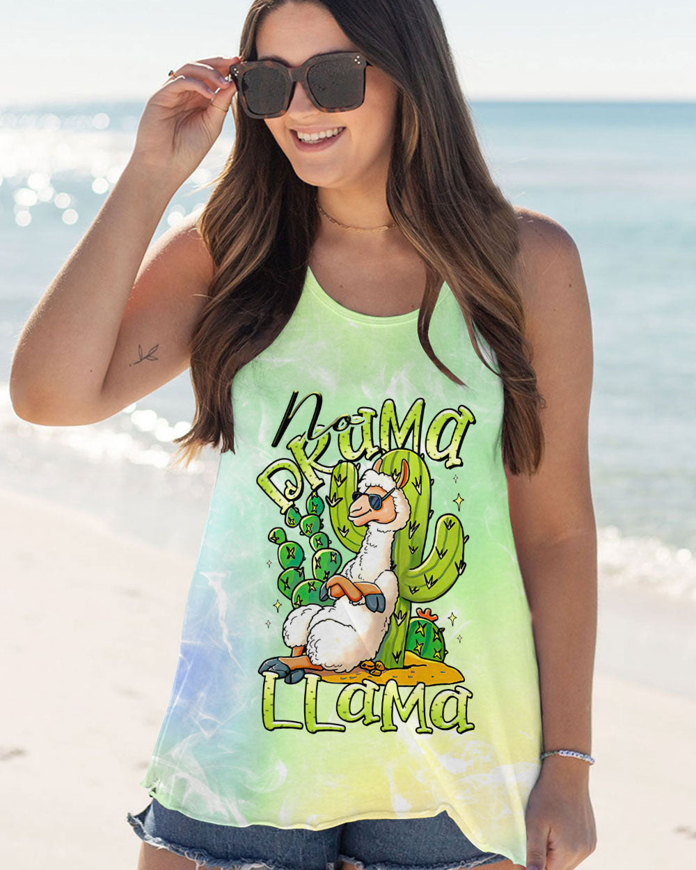 NO DRAMA LLAMA ALL OVER PRINT - TLTR0307231