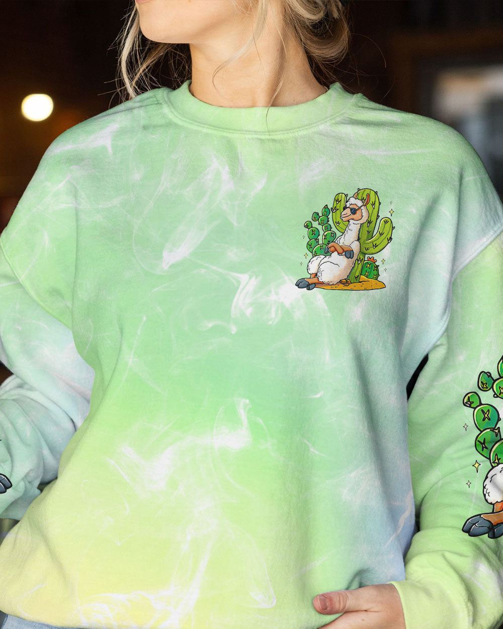 NO DRAMA LLAMA ALL OVER PRINT - TLTR0307231