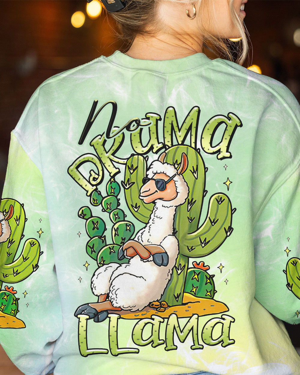 NO DRAMA LLAMA ALL OVER PRINT - TLTR0307231