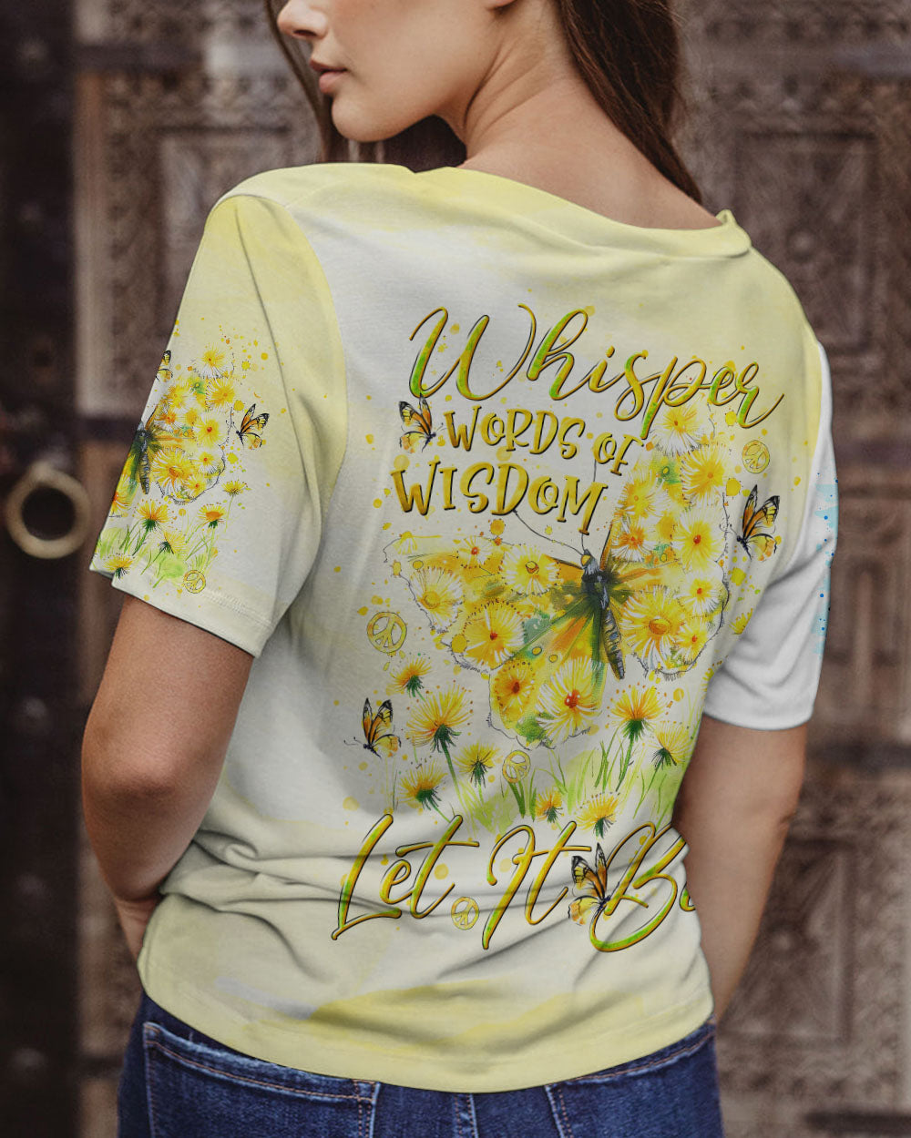 WHISPER WORDS OF WISDOM BUTTERFLY ALL OVER PRINT - TLTR0310245