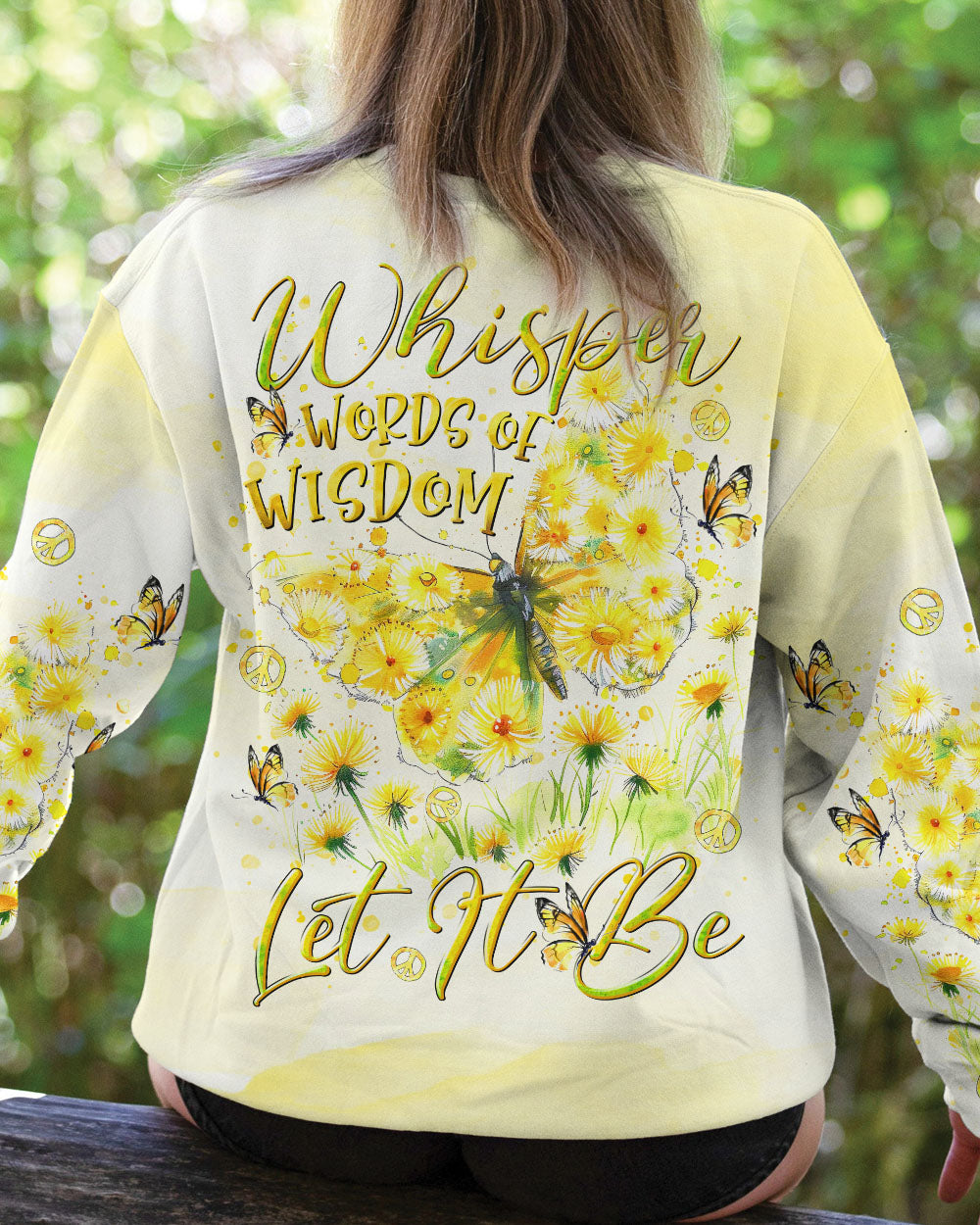WHISPER WORDS OF WISDOM BUTTERFLY ALL OVER PRINT - TLTR0310245