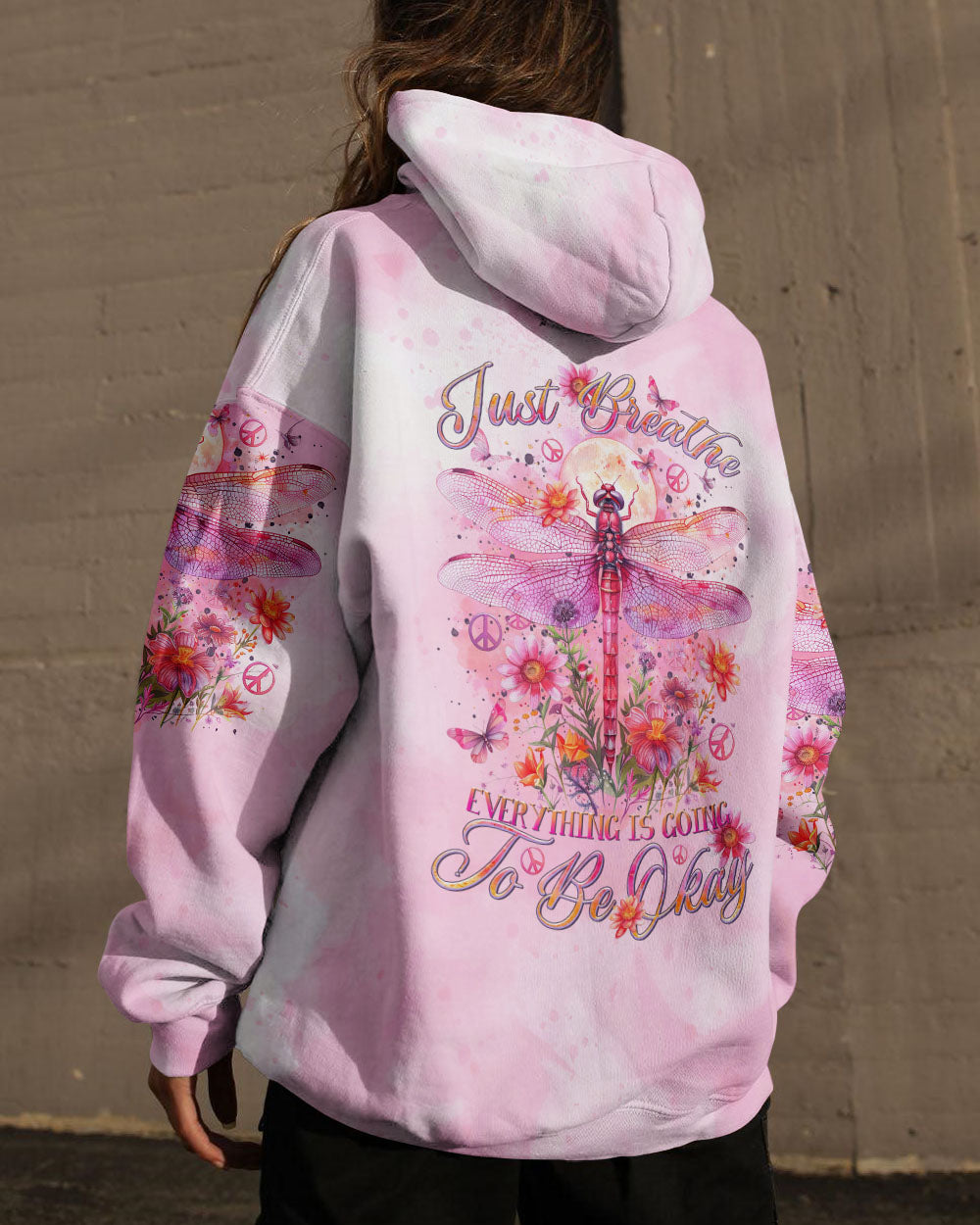 JUST BREATHE DRAGONFLY ALL OVER PRINT - TLTR0403244