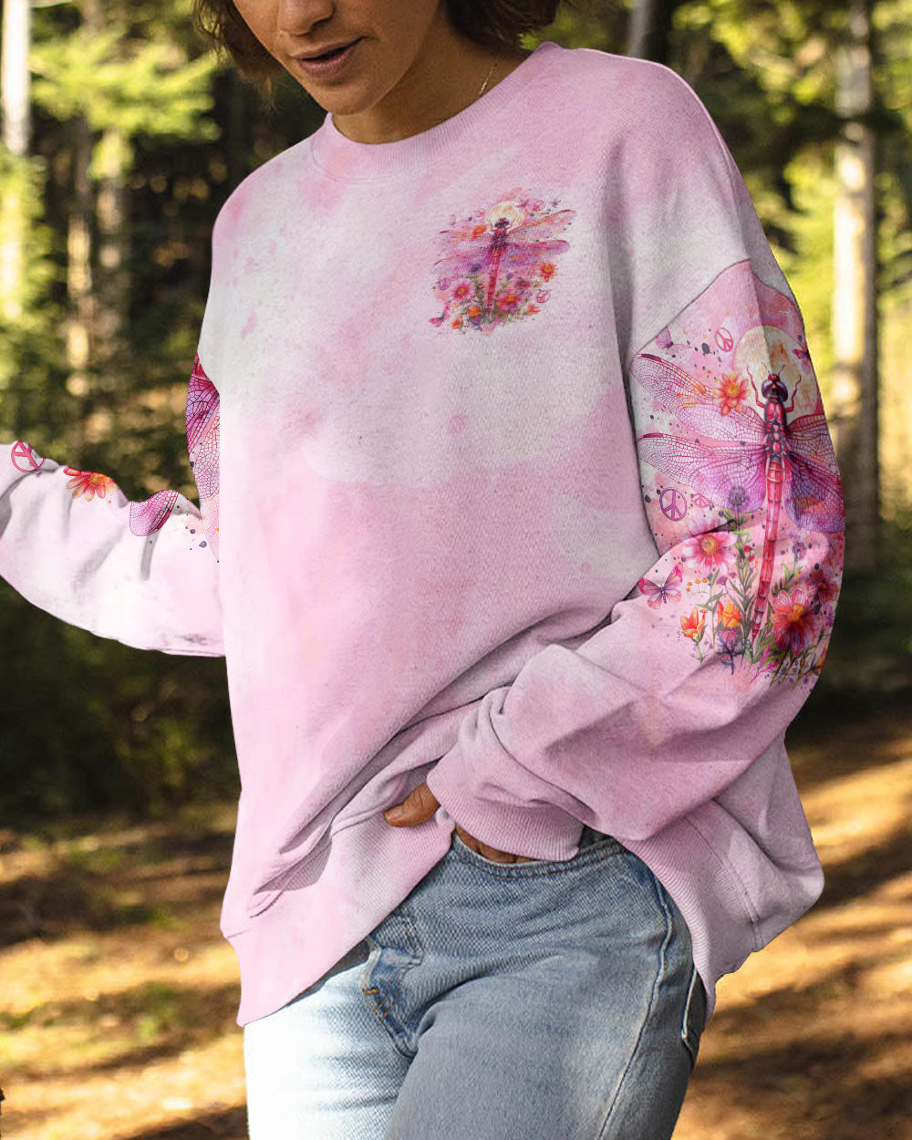 JUST BREATHE DRAGONFLY ALL OVER PRINT - TLTR0403244