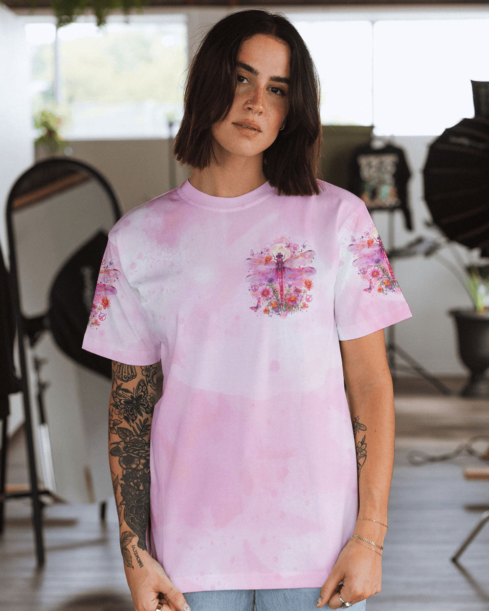 JUST BREATHE DRAGONFLY ALL OVER PRINT - TLTR0403244