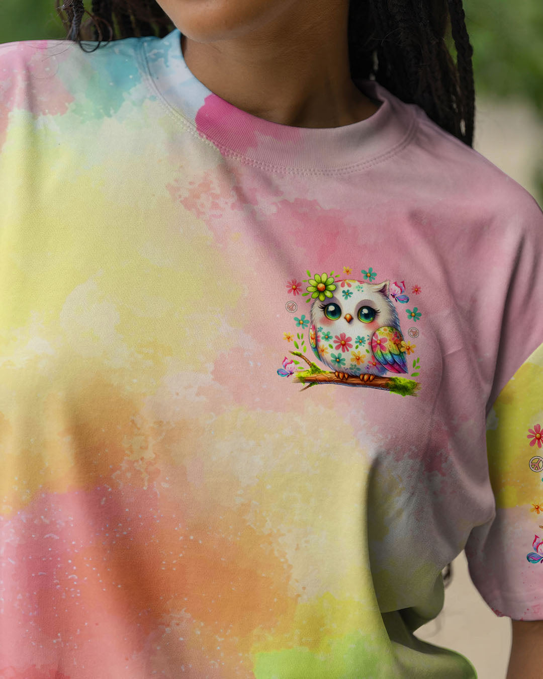 PEACEFUL MIND OWL ALL OVER PRINT - TLTR0407252