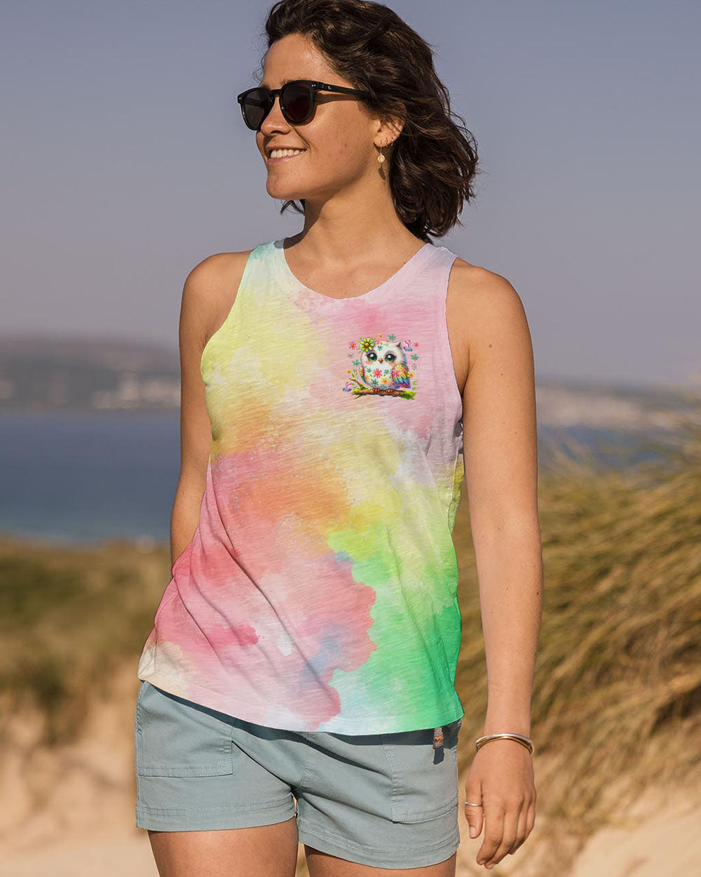 PEACEFUL MIND OWL ALL OVER PRINT - TLTR0407252