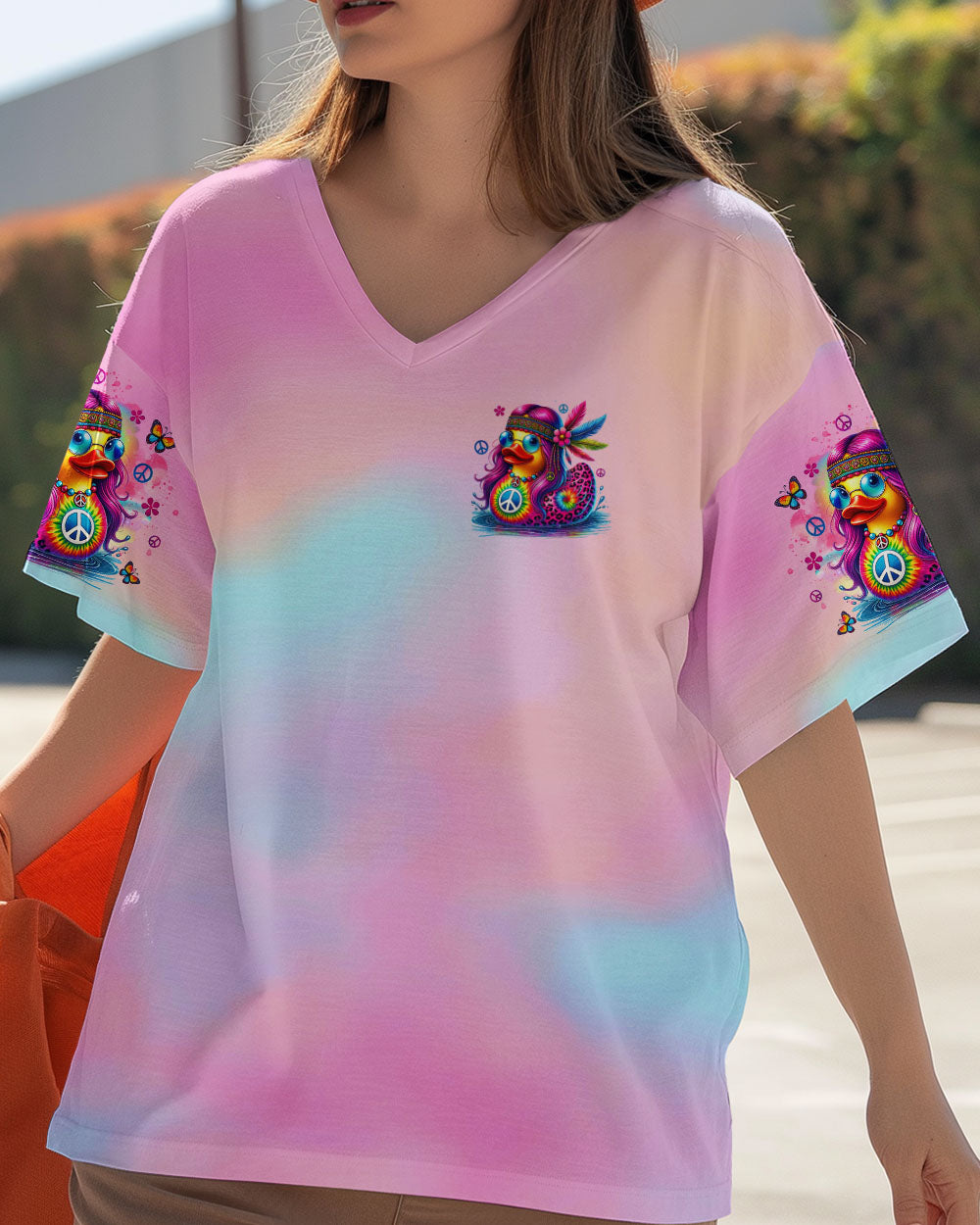 LET ME BE WEIRD IN PEACE DUCK ALL OVER PRINT - TLTR0409244