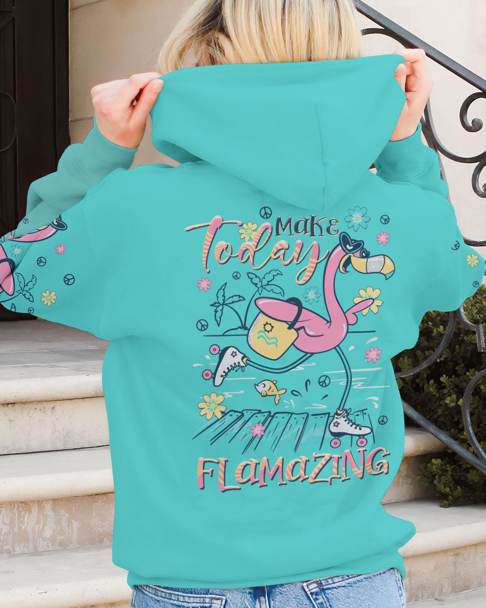 MAKE TODAY FLAMAZING FLAMINGO ALL OVER PRINT - TLTR0507232