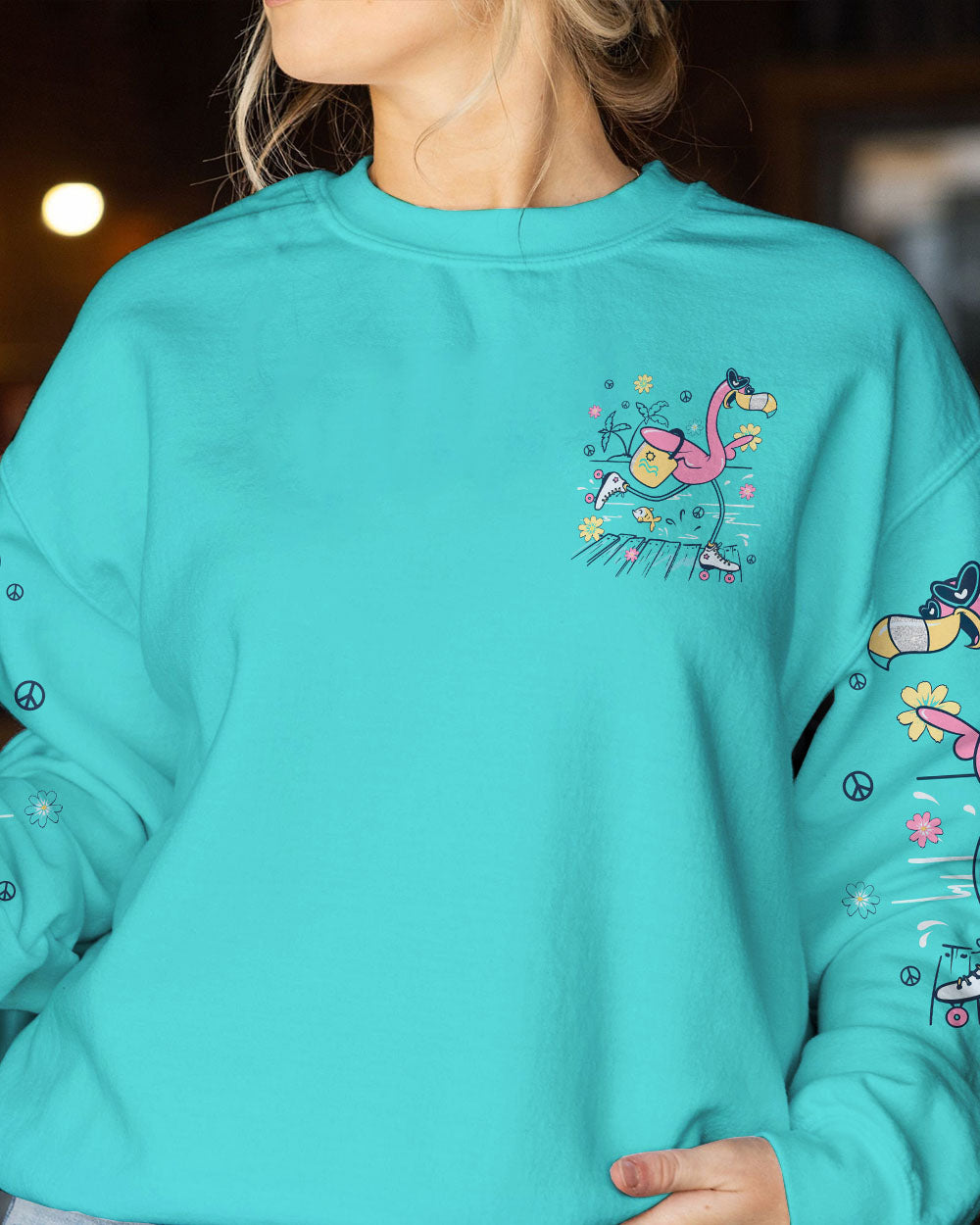 MAKE TODAY FLAMAZING FLAMINGO ALL OVER PRINT - TLTR0507232