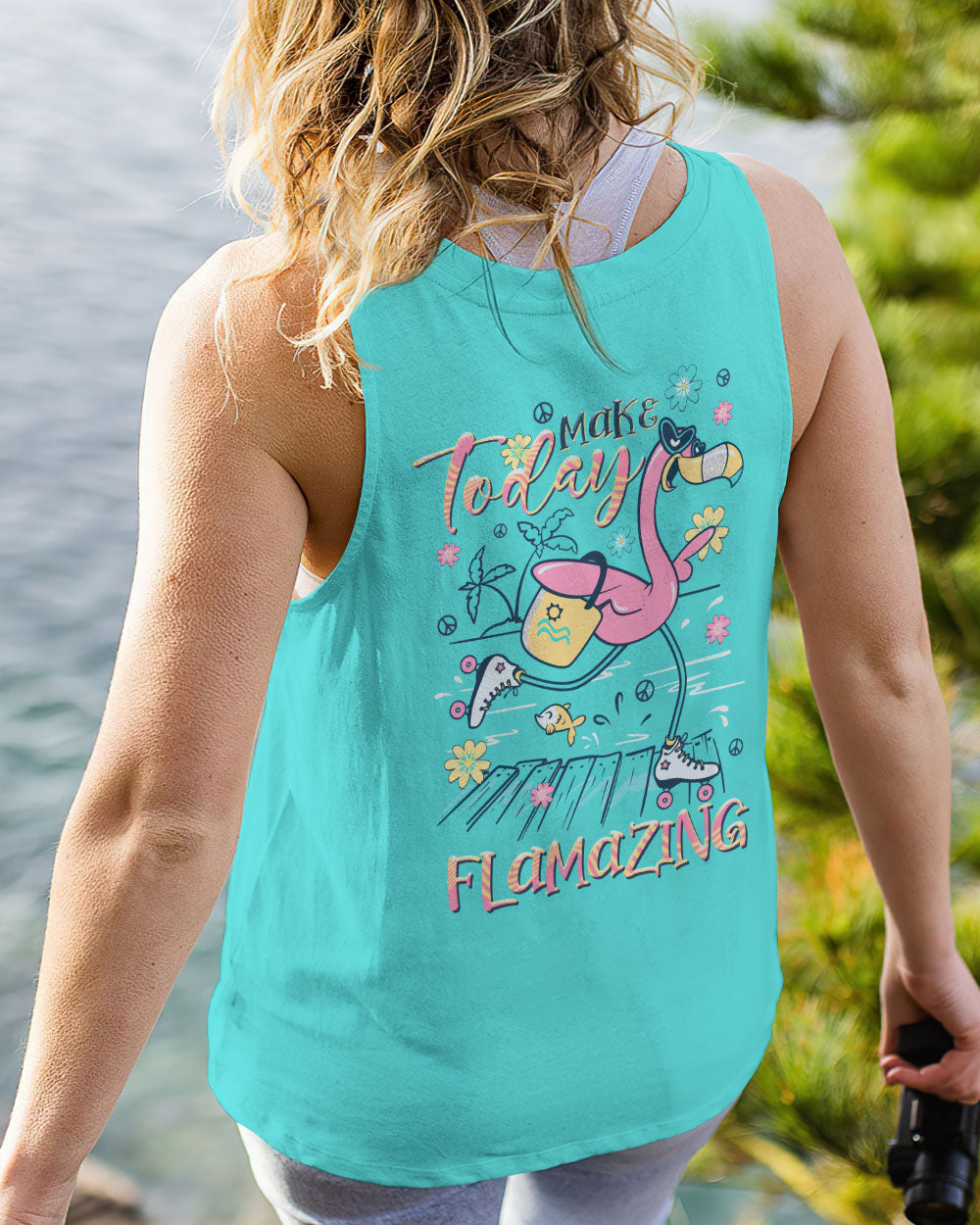 MAKE TODAY FLAMAZING FLAMINGO ALL OVER PRINT - TLTR0507232