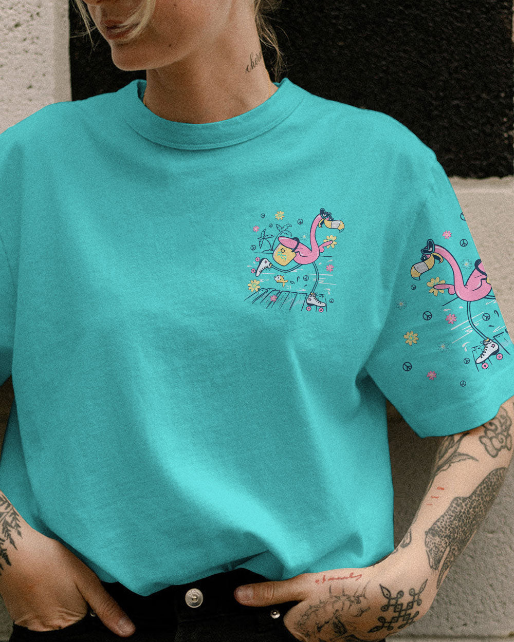 MAKE TODAY FLAMAZING FLAMINGO ALL OVER PRINT - TLTR0507232