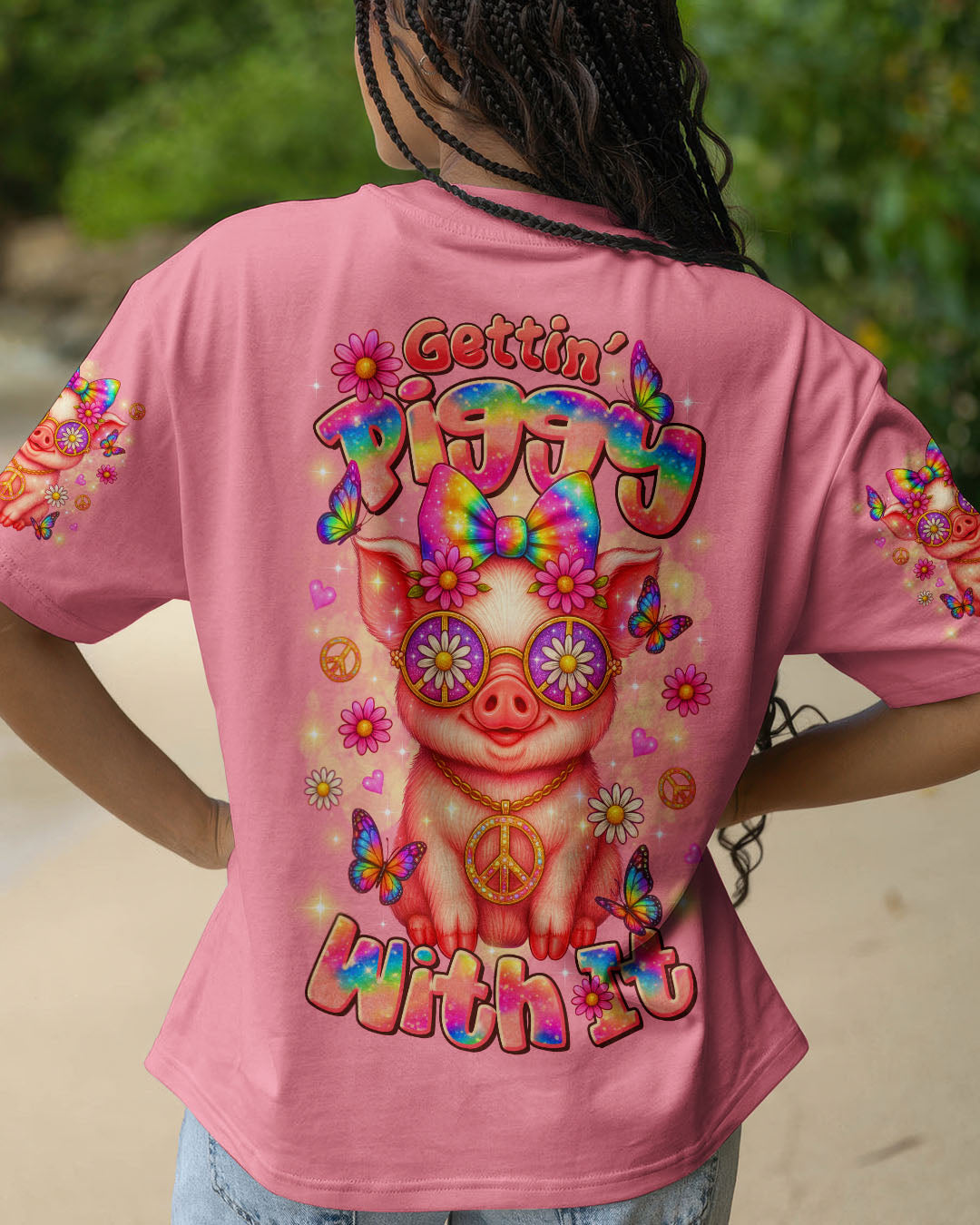 GETTIN' PIGGY WITH IT PIG ALL OVER PRINT - TLTR0508251