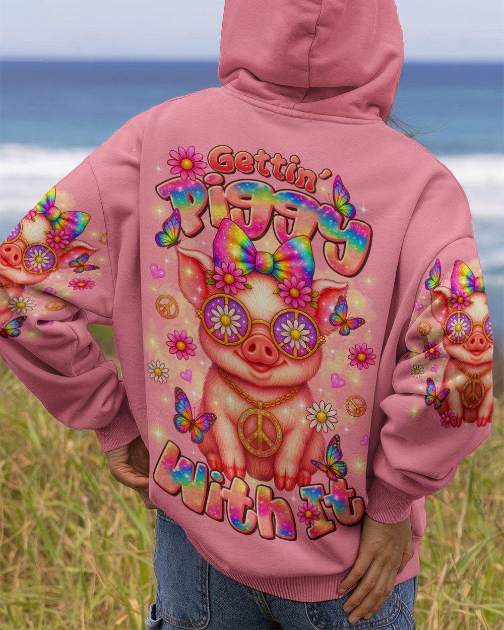 GETTIN' PIGGY WITH IT PIG ALL OVER PRINT - TLTR0508251