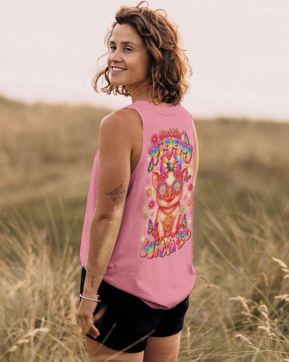 GETTIN' PIGGY WITH IT PIG ALL OVER PRINT - TLTR0508251