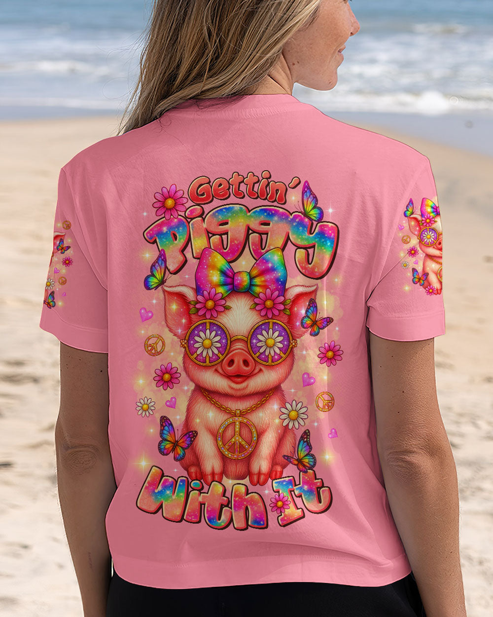 GETTIN' PIGGY WITH IT PIG ALL OVER PRINT - TLTR0508251