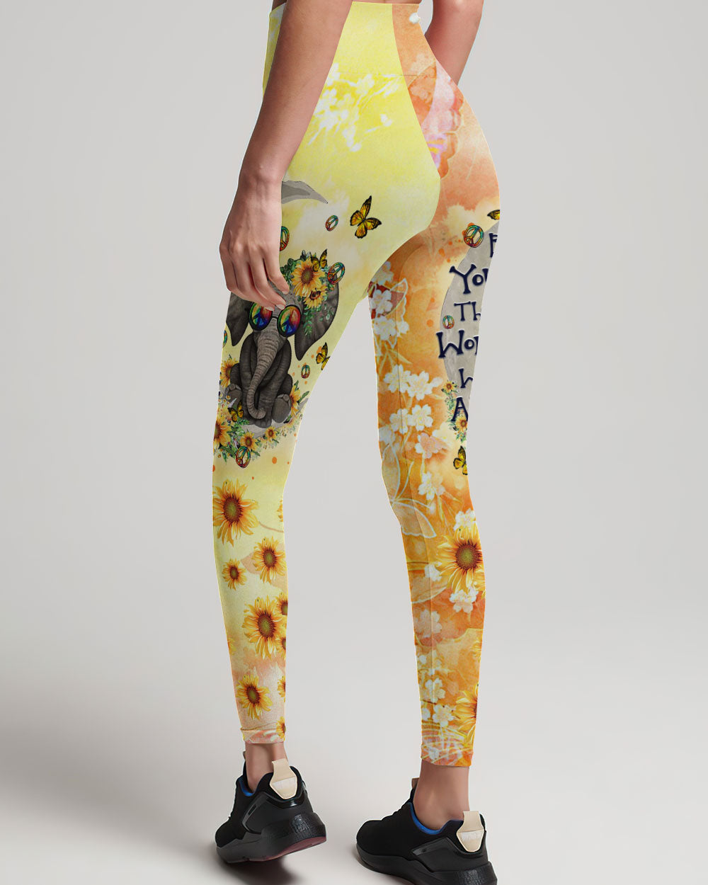 BE YOU THE WORLD WILL ADJUST ELEPHANT ALL OVER PRINT - TLTR0509231