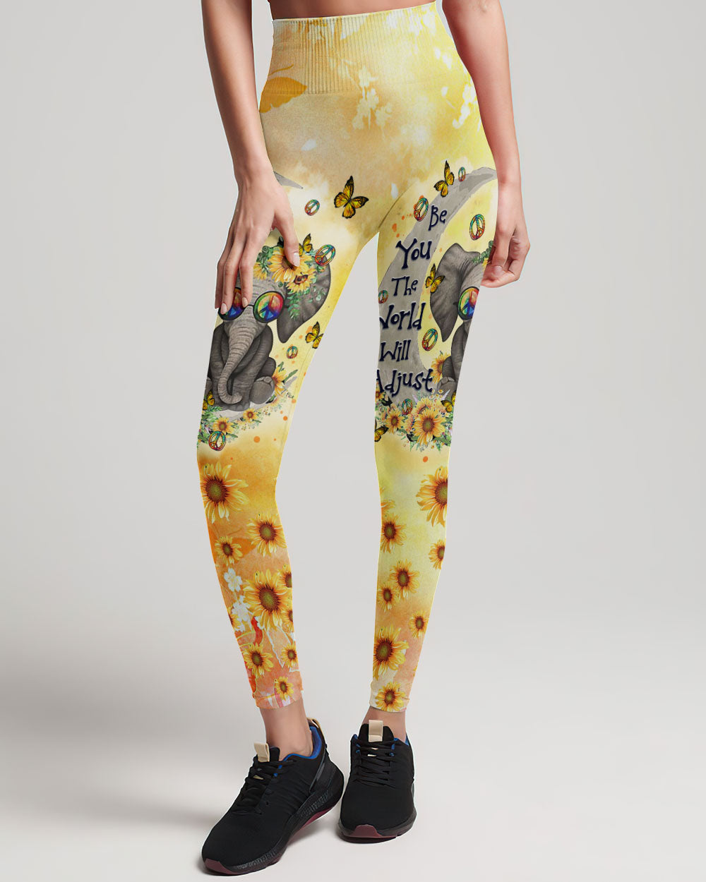 BE YOU THE WORLD WILL ADJUST ELEPHANT ALL OVER PRINT - TLTR0509231