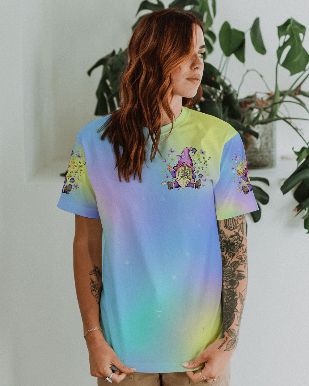 JUST BREATHE GNOME ALL OVER PRINT  - TLTR0510244