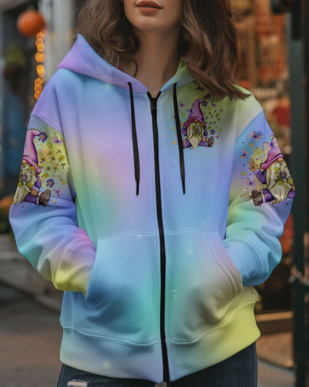 JUST BREATHE GNOME ALL OVER PRINT  - TLTR0510244