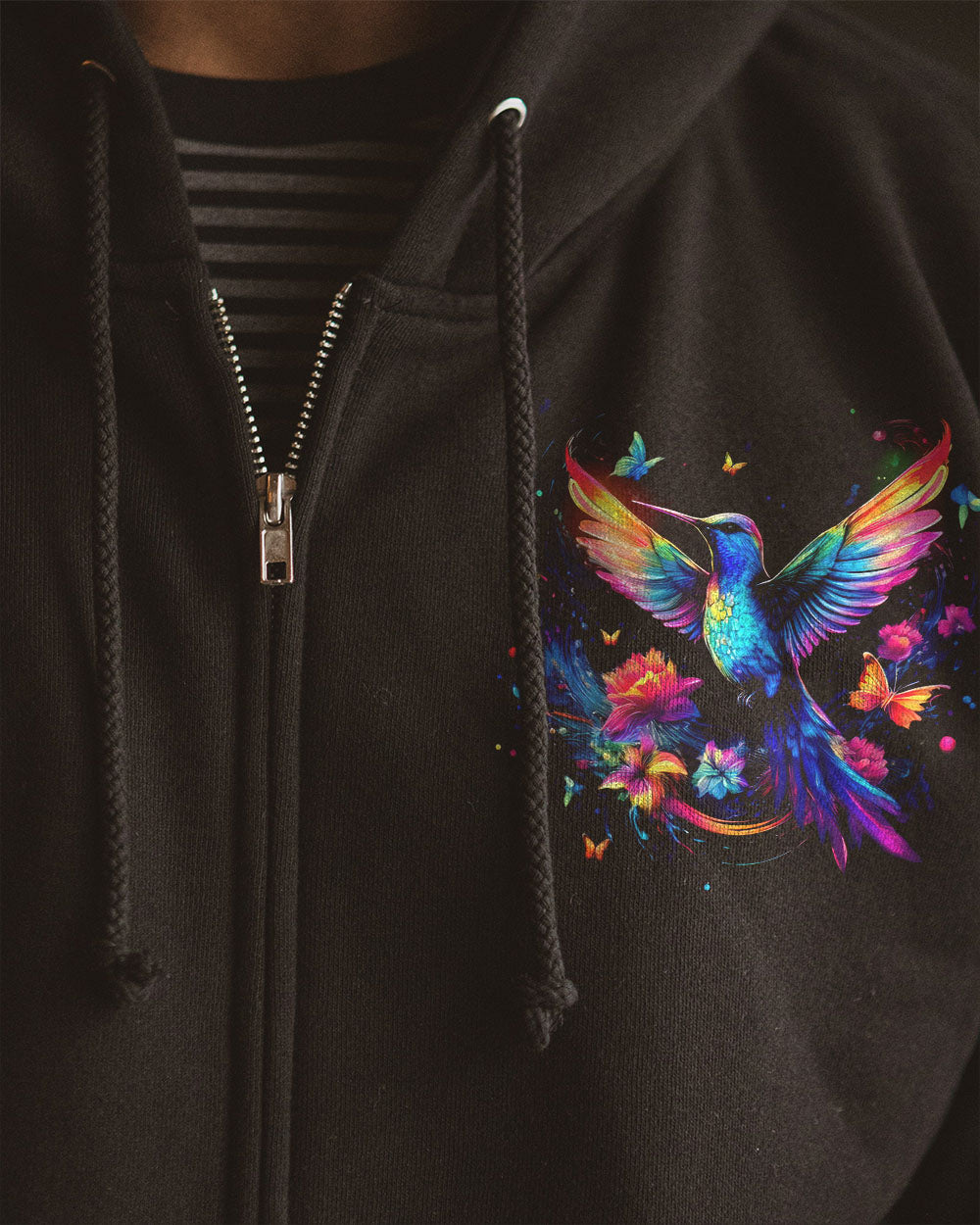 WHISPER WORDS OF WISDOM LET IT BE HUMMINGBIRD ALL OVER PRINT  - TLTR0511243