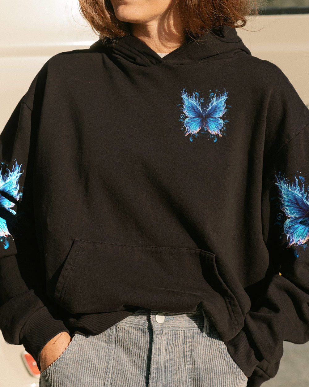WHISPER WORDS OF WISDOM LET IT BE BUTTERFLY ALL OVER PRINT  - TLTR0611245