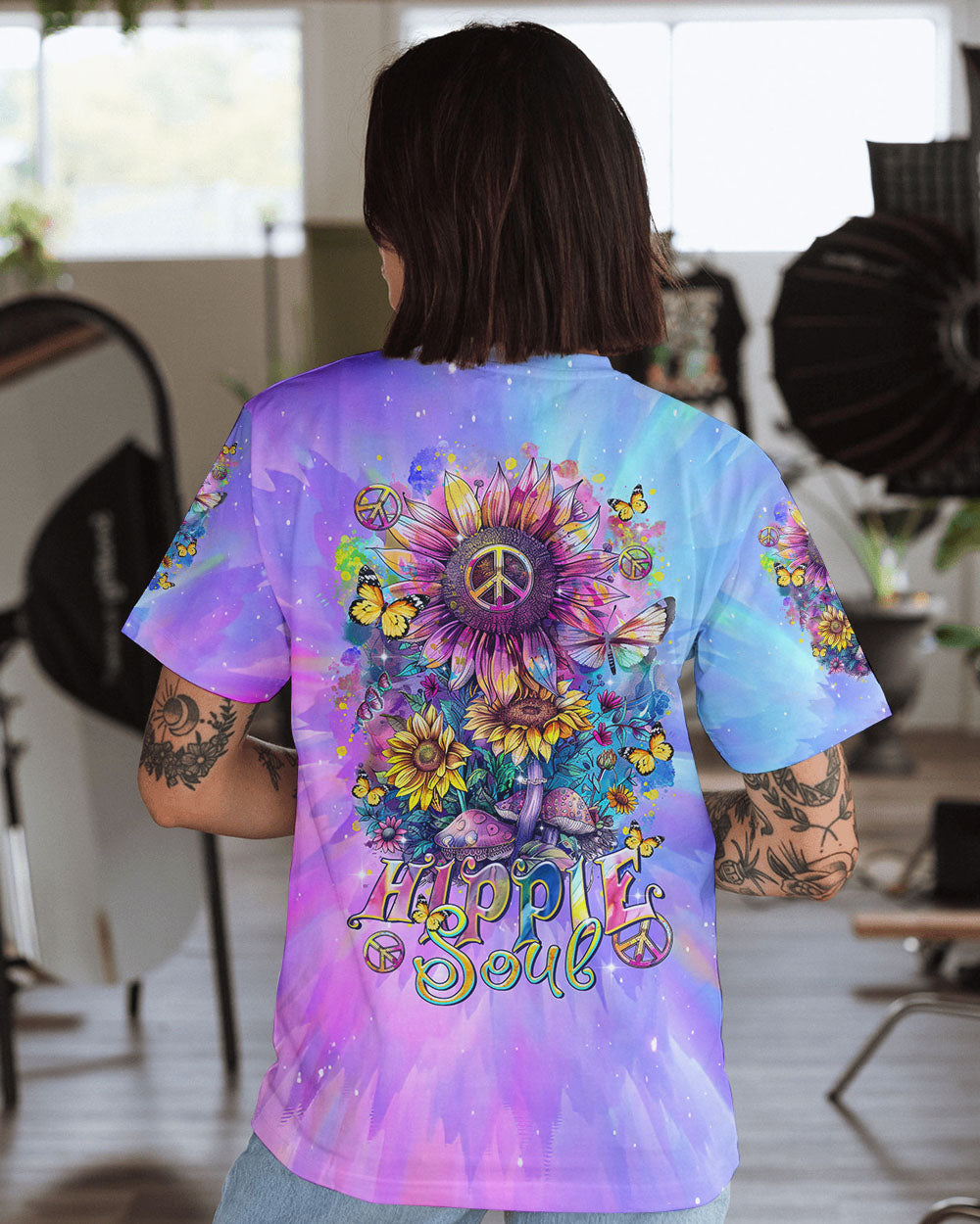 HIPPIE SOUL SUNFLOWER ALL OVER PRINT - TLTR0703243