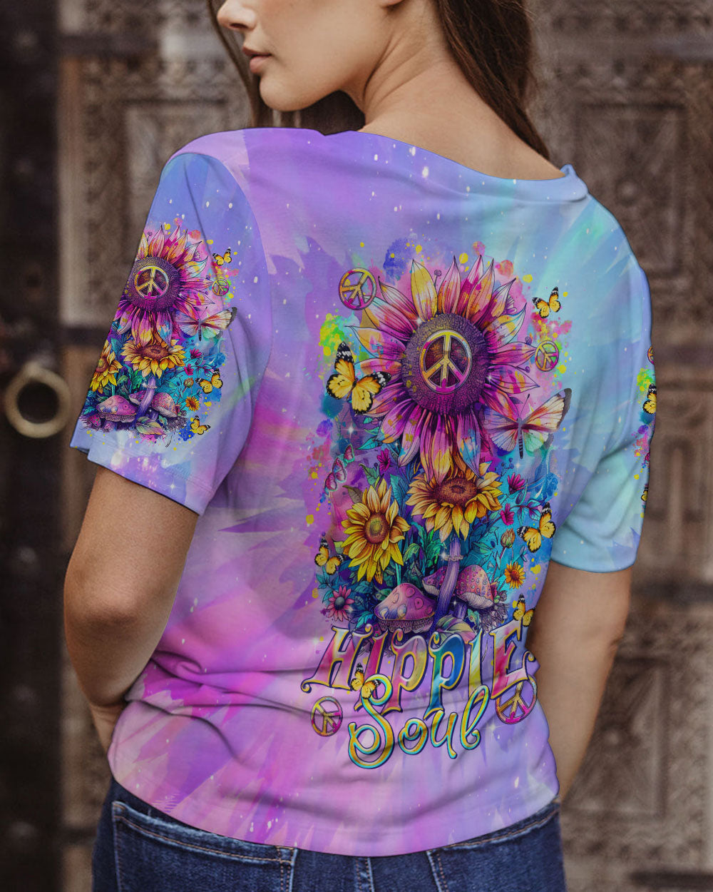 HIPPIE SOUL SUNFLOWER ALL OVER PRINT - TLTR0703243