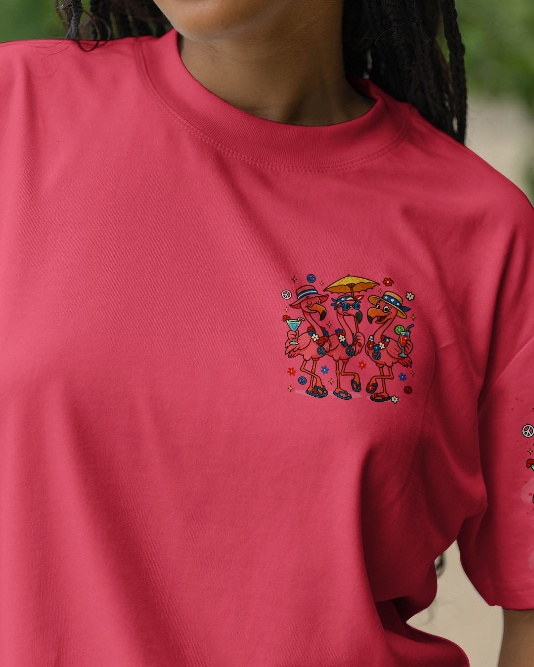 PRETTY IN PINK FLAMINGO ALL OVER PRINT - TLTR0705254