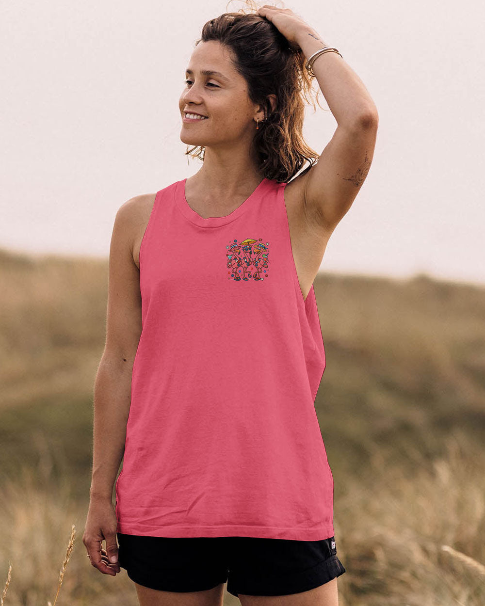 PRETTY IN PINK FLAMINGO ALL OVER PRINT - TLTR0705254