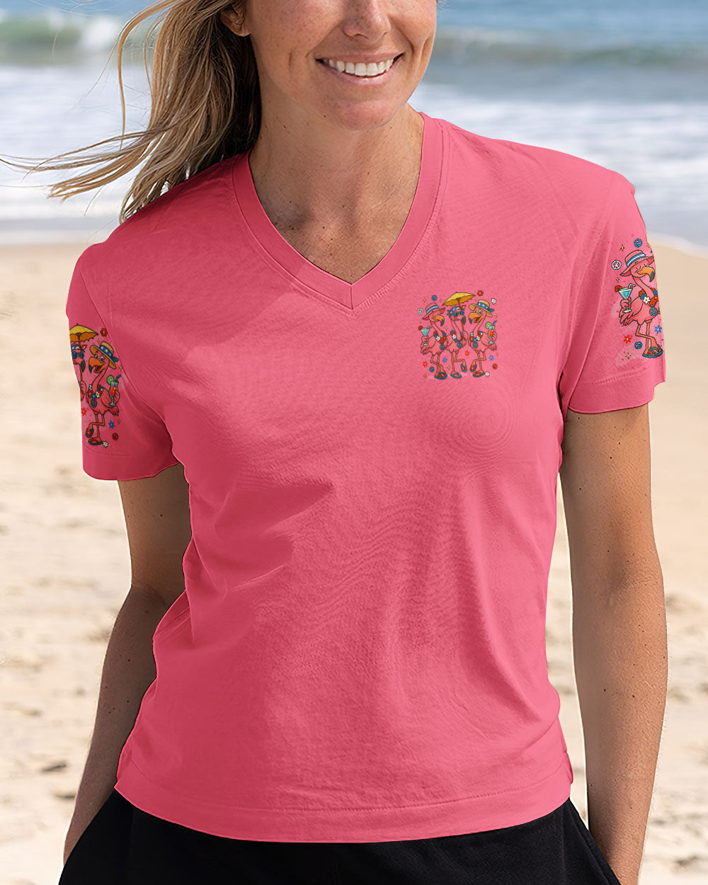 PRETTY IN PINK FLAMINGO ALL OVER PRINT - TLTR0705254