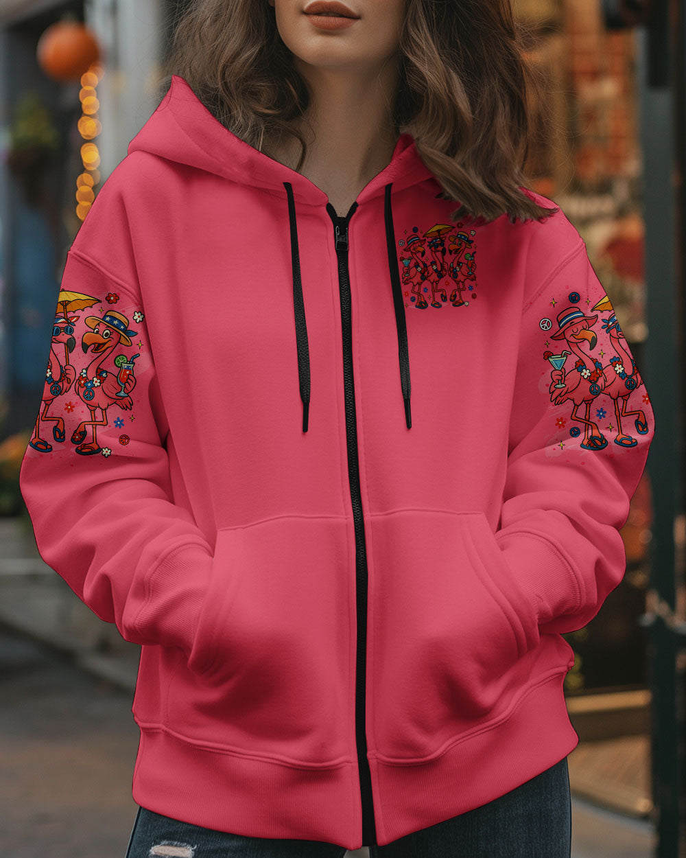PRETTY IN PINK FLAMINGO ALL OVER PRINT - TLTR0705254