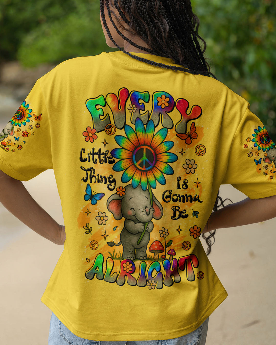 EVERY LITTLE THING IS GONNA BE ALRIGHT ELEPHANT ALL OVER PRINT - TLTR0708252