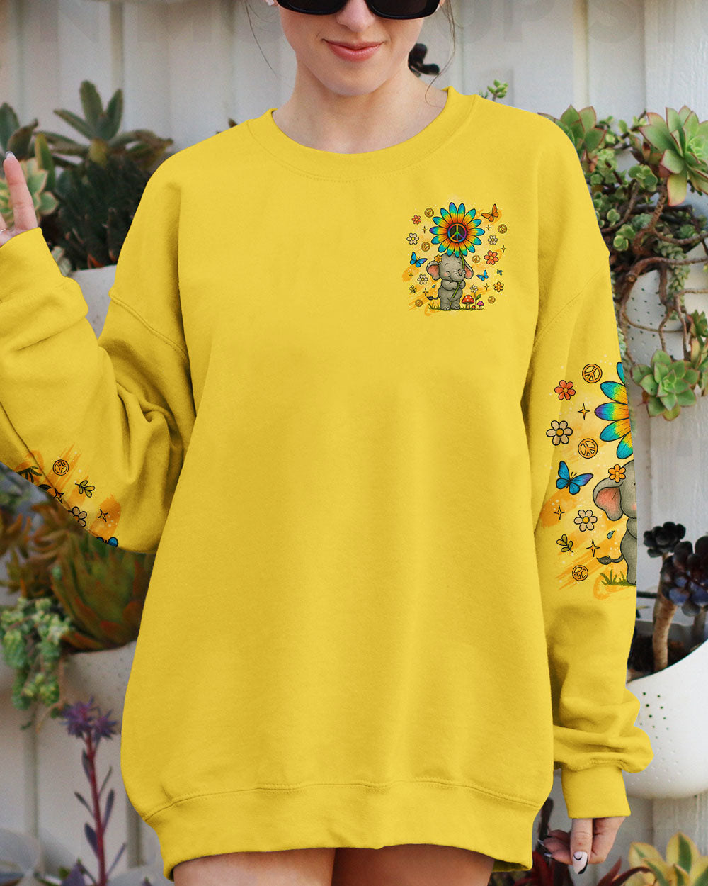 EVERY LITTLE THING IS GONNA BE ALRIGHT ELEPHANT ALL OVER PRINT - TLTR0708252