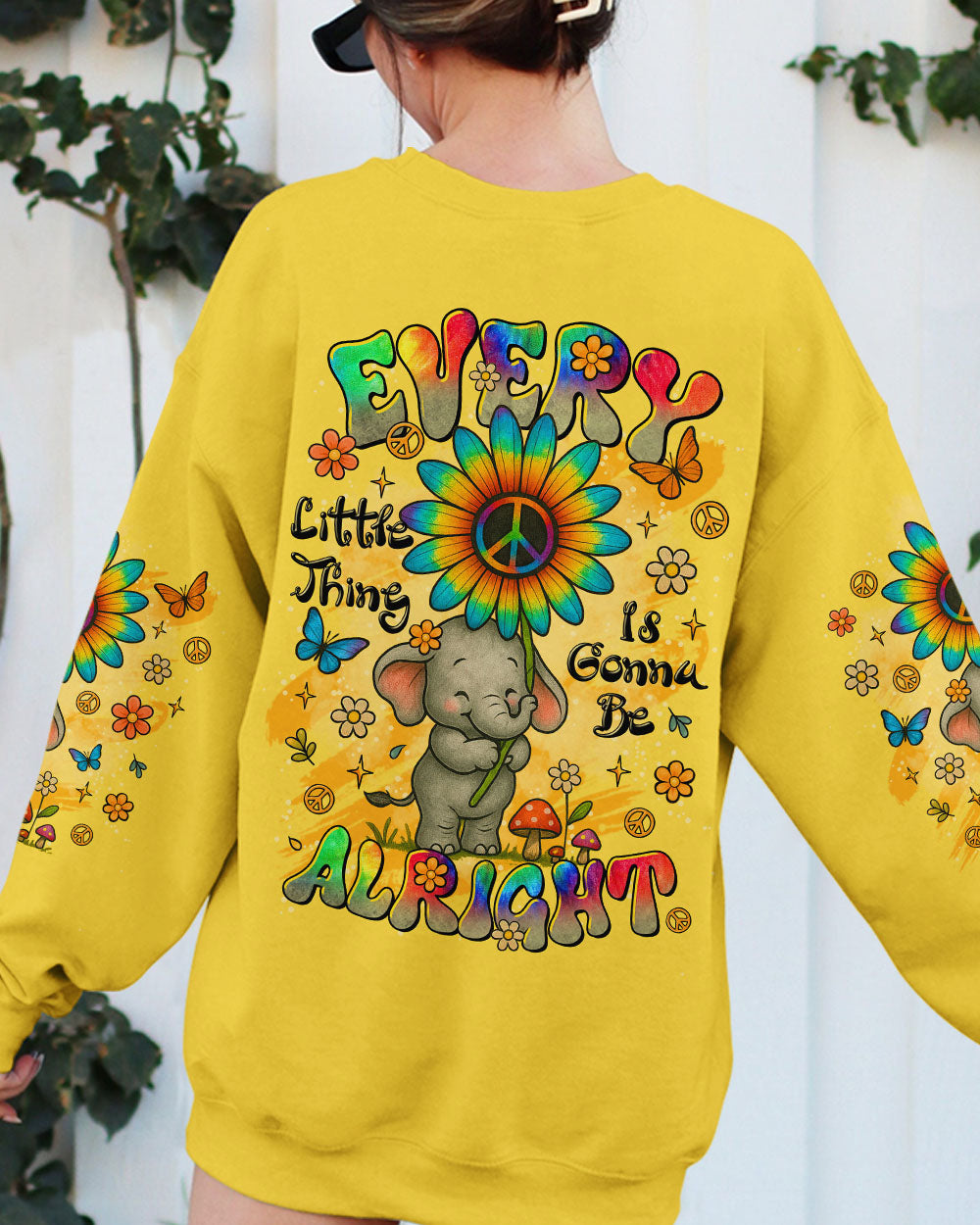 EVERY LITTLE THING IS GONNA BE ALRIGHT ELEPHANT ALL OVER PRINT - TLTR0708252