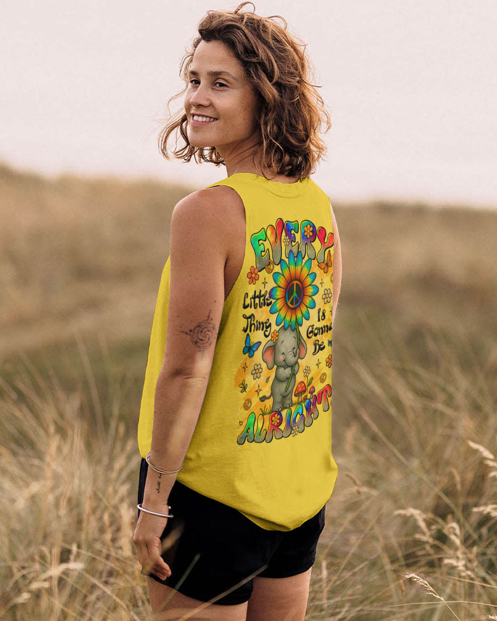 EVERY LITTLE THING IS GONNA BE ALRIGHT ELEPHANT ALL OVER PRINT - TLTR0708252