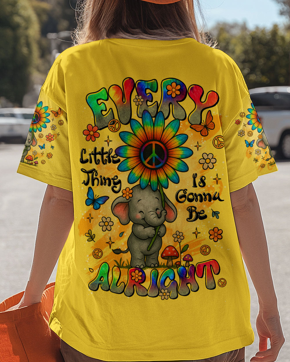 EVERY LITTLE THING IS GONNA BE ALRIGHT ELEPHANT ALL OVER PRINT - TLTR0708252