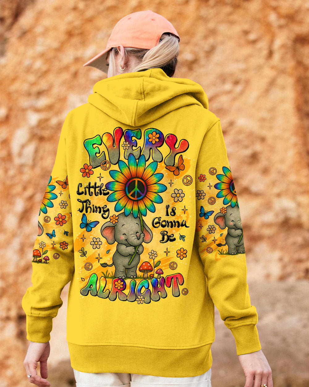 EVERY LITTLE THING IS GONNA BE ALRIGHT ELEPHANT ALL OVER PRINT - TLTR0708252
