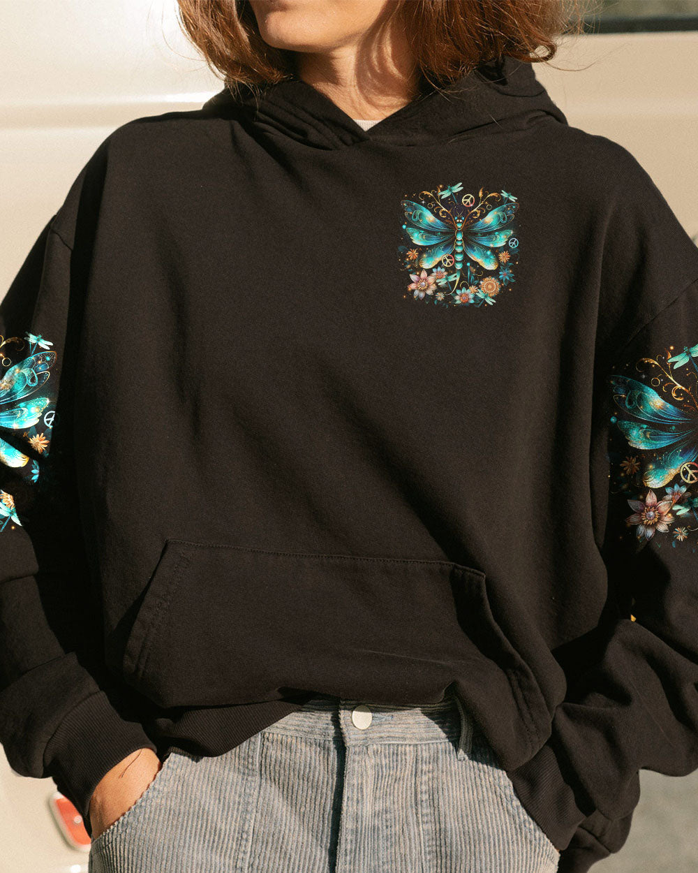 I BELIEVE THERE ARE ANGELS AMONG US DRAGONFLY ALL OVER PRINT - TLTR0801245