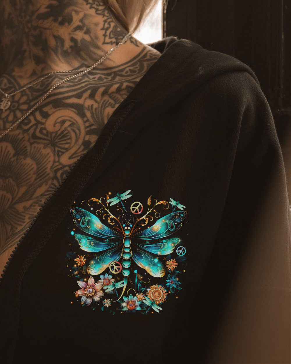 I BELIEVE THERE ARE ANGELS AMONG US DRAGONFLY ALL OVER PRINT - TLTR0801245