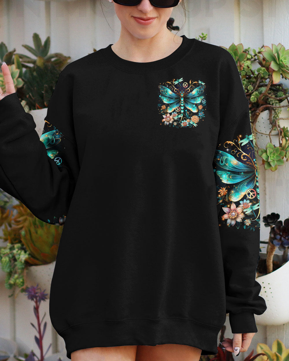 I BELIEVE THERE ARE ANGELS AMONG US DRAGONFLY ALL OVER PRINT - TLTR0801245