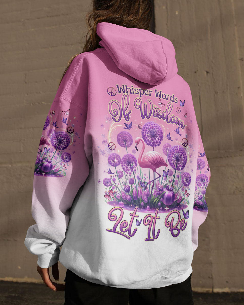 WHISPER WORDS OF WISDOM FLAMINGO ALL OVER PRINT - TLTR0807243