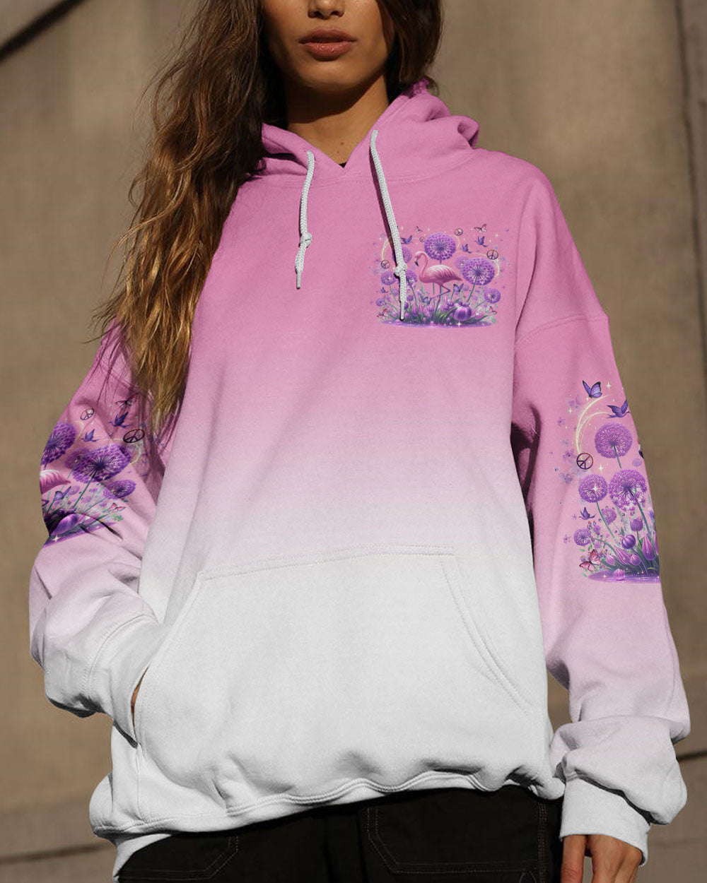 WHISPER WORDS OF WISDOM FLAMINGO ALL OVER PRINT - TLTR0807243