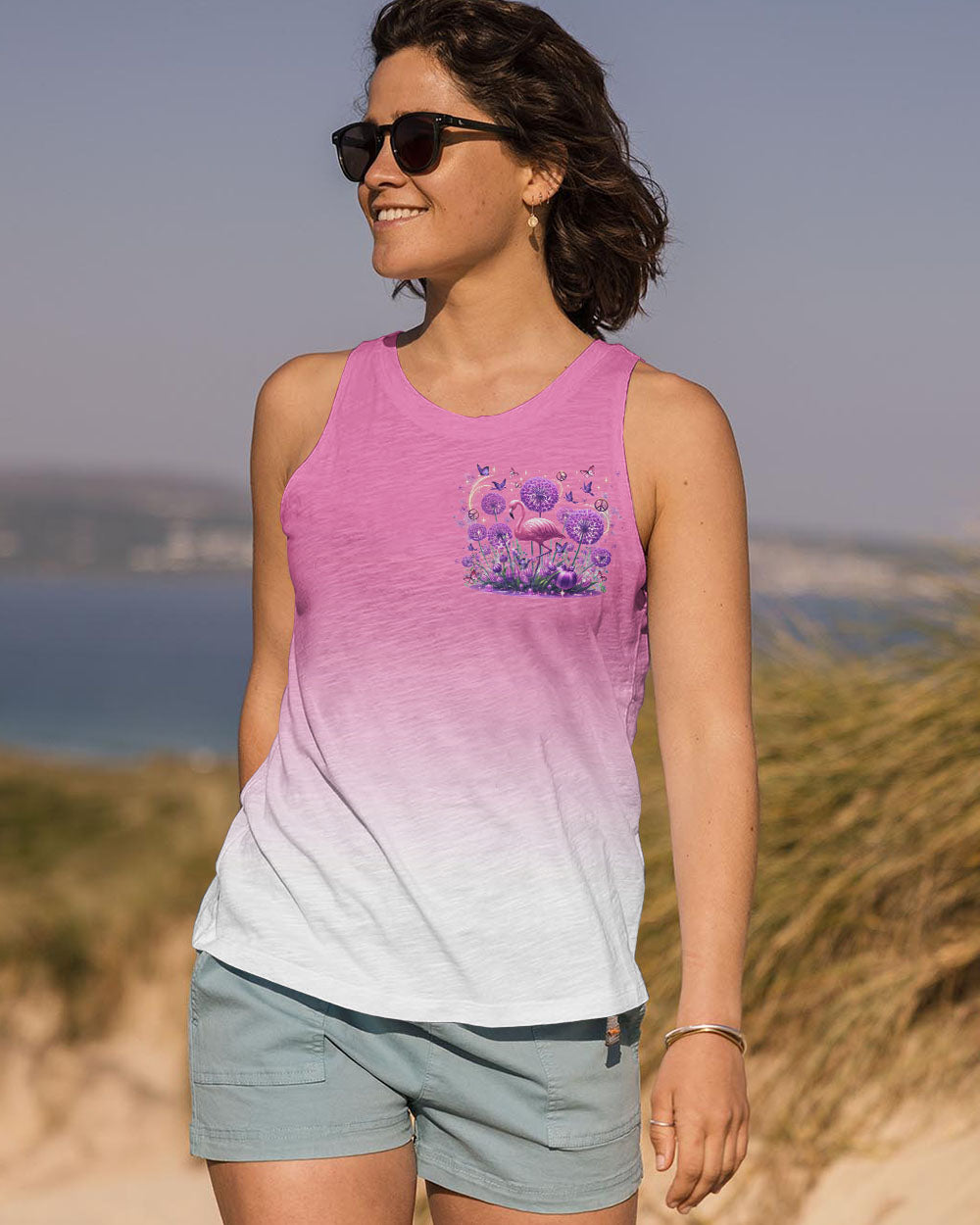 WHISPER WORDS OF WISDOM FLAMINGO ALL OVER PRINT - TLTR0807243