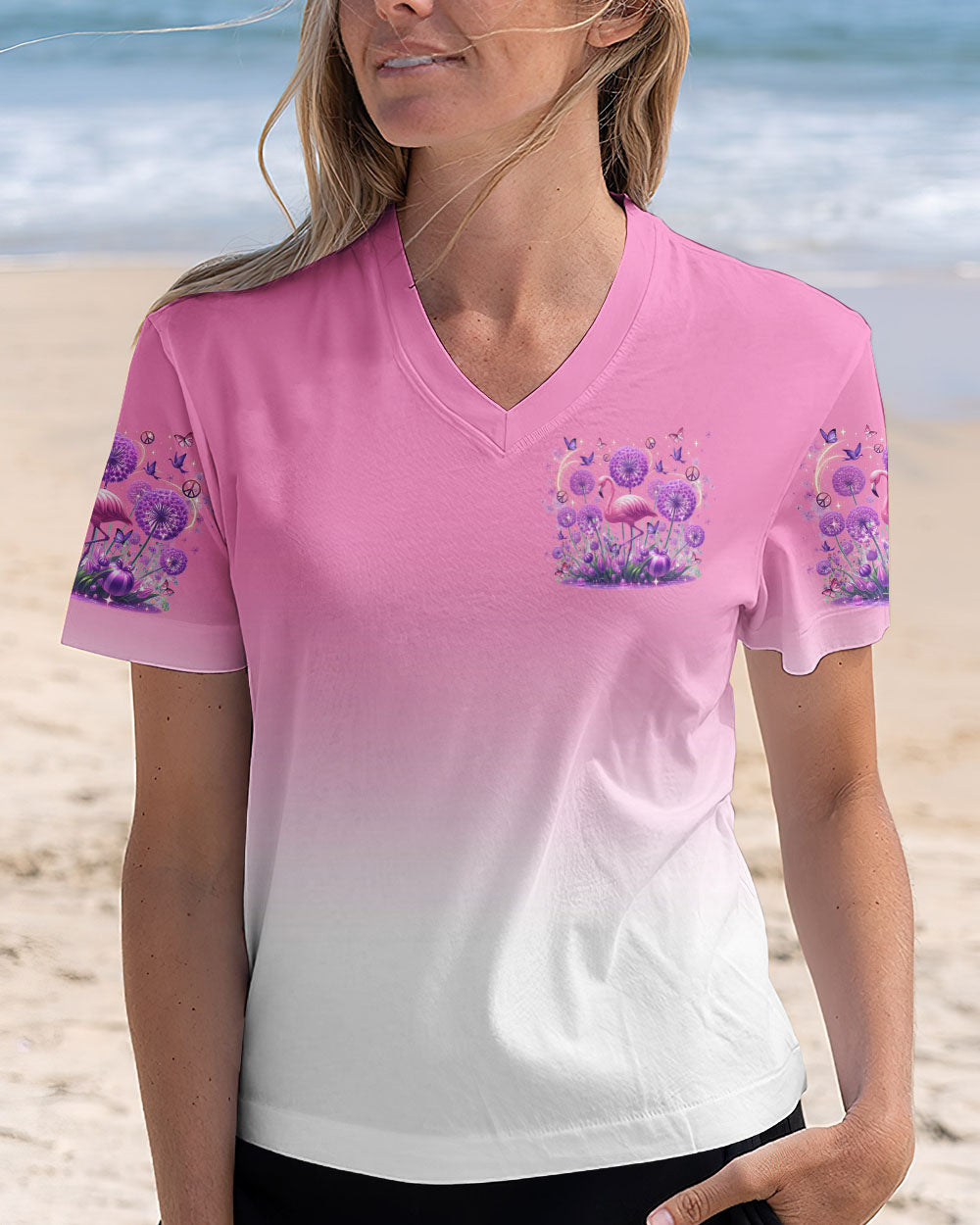 WHISPER WORDS OF WISDOM FLAMINGO ALL OVER PRINT - TLTR0807243